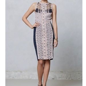 Beguile by Byron Lars Laser-cut Sheath Dress, Sz 8